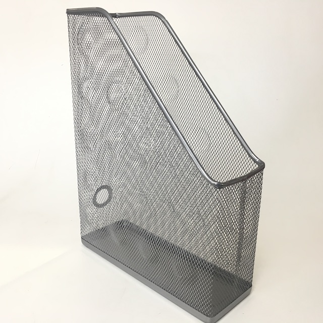 FILE HOLDER, Silver Grey Mesh